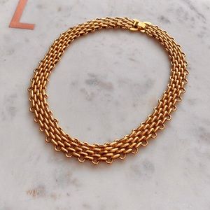 J. Crew Gold Chain Choker Necklace